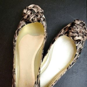 Coach Leopard Flats